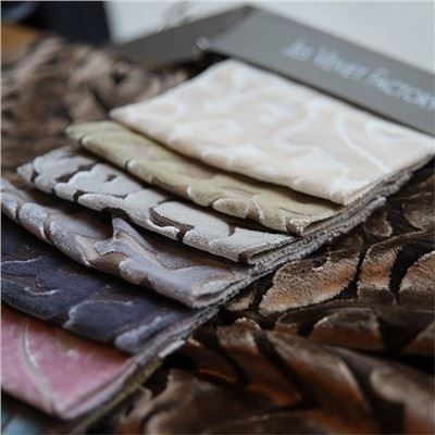 پارچه برجسته منسوجات خانگی مخملی